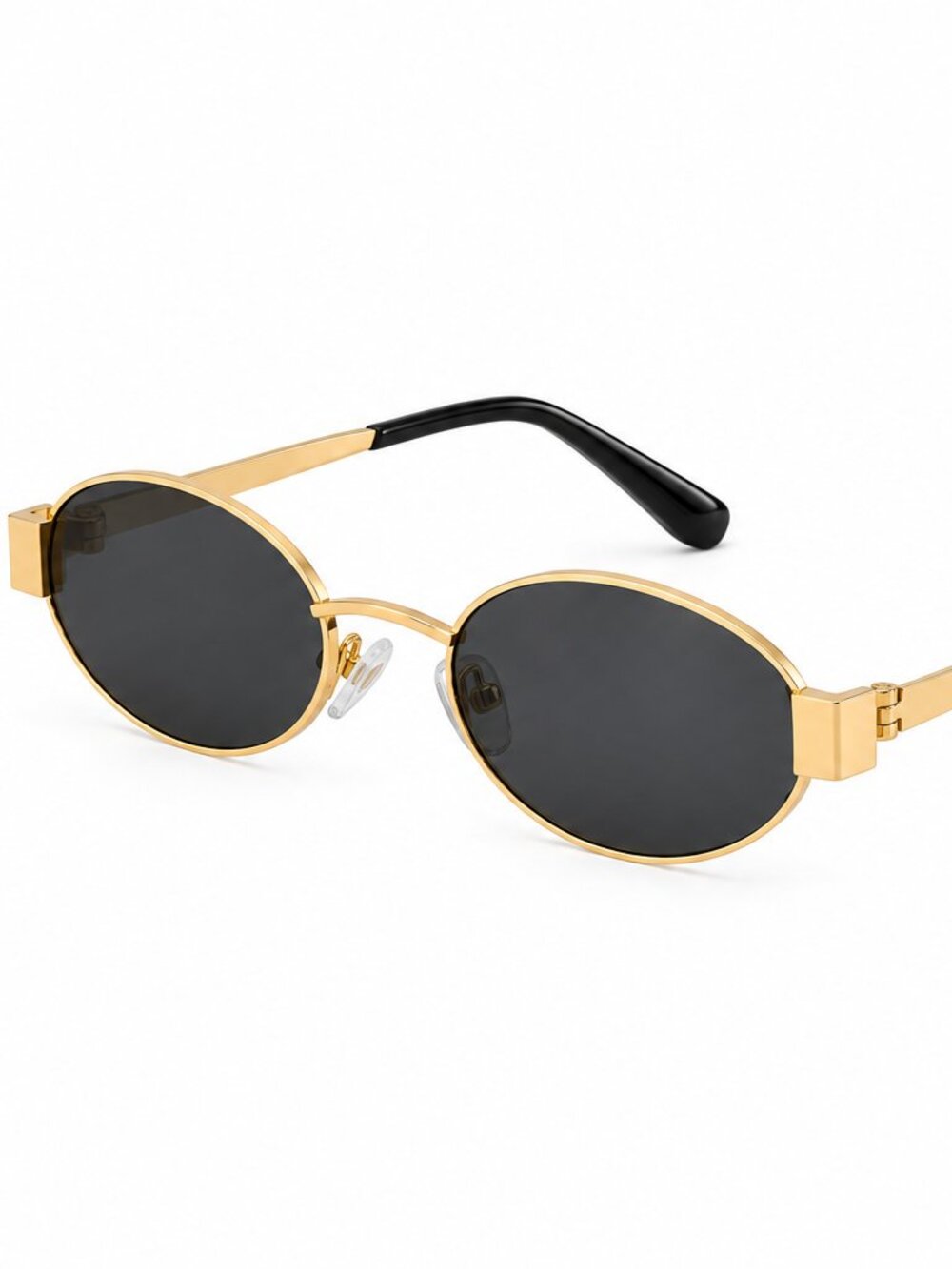 SOJOS Retro Oval Sunglasses for Women Trendy Classic 80s 90s Shades SJ1256